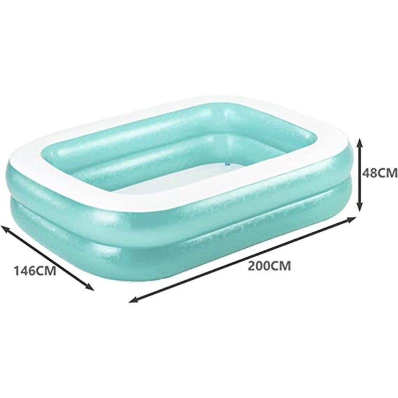 Casa si Gradina - Gradina si terasa - Piscine si accesorii - Piscine copii - Piscina Bestwayﾮ EasySet gonflabila pentru copii, dreptunghiulara, 200x146x48 cm - Infinity.ro