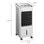 Electronice si Electrocasnice - Climatizare si sisteme de incalzire - Aparate racire aer - Ventilatoare - Ventilator portabil pe roti cu racire pe apa, putere 80W, rezervor 6 l, alimentare 230 V / 50 Hz, 69x29x28 cm - Infinity.ro
