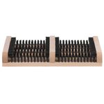 Fashion, accesorii si bijuterii - Femei - Incaltaminte femei - Accesorii incaltaminte - Dispozitiv din lemn cu perii pentru curatat incaltaminte 36x29 cm - Infinity.ro