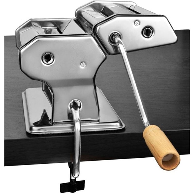 Casa si Gradina - Bucatarie si vesela - Ustensile bucatarie - Feliatoare si taietoare manuale - Masina de facut paste si taitei 3 in 1, grosime reglabila de lucru 2-6 mm, cu sitem prindere de masa - Infinity.ro