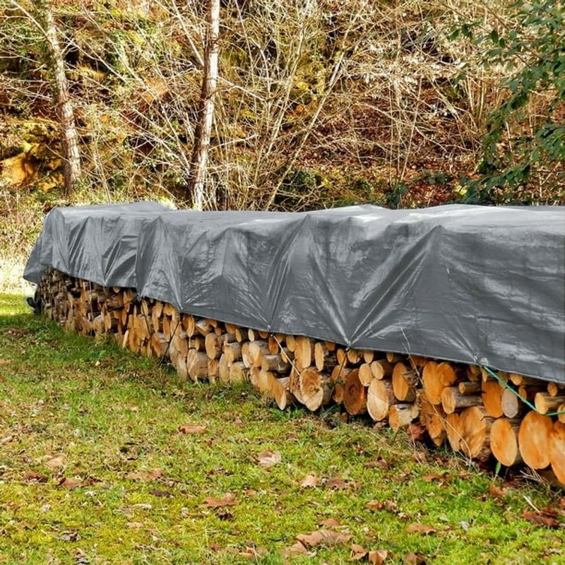 Casa si Gradina - Gradina si terasa - Umbrele si pavilioane - Pavilioane - Prelata impermeabila, SGTT, 2x3m, densitate 100g/m, inele de prindere metalice, universal, argintiu - Infinity.ro