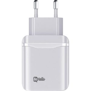 Incarcator retea BeHello fast charging, USB-C, 20W PD, Alb