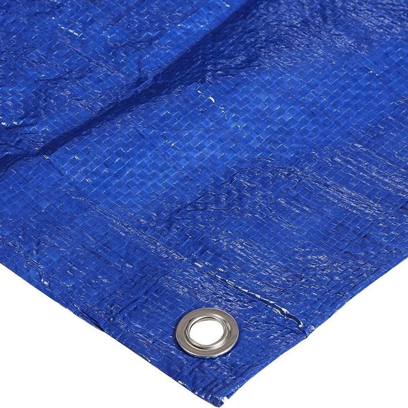 Casa si Gradina - Gradina si terasa - Umbrele si pavilioane - Pavilioane - Prelata impermeabila universala, 2x4 m, densitate 80g/mﾲ, inele de prindere metalice, culoare albastra - Infinity.ro