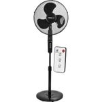 Electronice si Electrocasnice - Climatizare si sisteme de incalzire - Aparate racire aer - Ventilatoare - Ventilator cu picior si telecomanda, diametru 40 cm, putere 45 W, max 1.25 m, oscilatie 100ﾰ, cablu alimentare 1.7 m - Infinity.ro