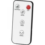 Electronice si Electrocasnice - Climatizare si sisteme de incalzire - Aparate racire aer - Ventilatoare - Ventilator cu picior si telecomanda, diametru 40 cm, putere 45 W, max 1.25 m, oscilatie 100ﾰ, cablu alimentare 1.7 m - Infinity.ro