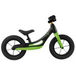 Sport si Outdoor - Ciclism - Biciclete pentru copii - Bicicleta Rebel Kidz Magnesium fara pedale, pentru copii din Magneziu, roti 12 inch, Negru/Verde - Infinity.ro