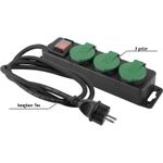 Casa si Gradina - Electrice - Accesorii electrice - Prelungitoare, triple, fise - Prelungitor de exterior cu intrerupator si 3 prize, lungime 5 m, max 3680 W/16 A - Infinity.ro