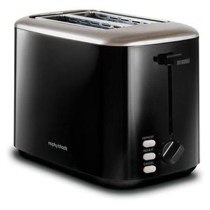Prajitor de paine Morphy Richards Equip 222064, 800W, 7 setari, 2 felii, Negru