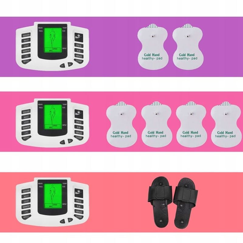 Ingrijire personala si Cosmetice - Sanatate si wellness - Articole wellness - Aparate si dispozitive de masaj - Aparat De Masaj Cu Electrostimulare  Pentru Fizioterapie/Electroterapie doua canale, Cu 20 Trepte De Intensitate - Infinity.ro