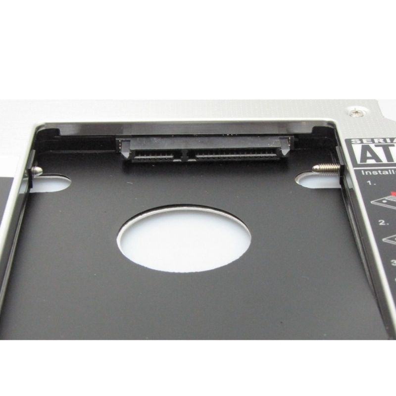 PC, gaming si accesorii - Servere - Rack server - Rack HDD Caddy SATA Nelbo HDD/SSD pentru montarea unui al 2-lea HDD / SSD in laptop 12.5mm RETAIL - Infinity.ro