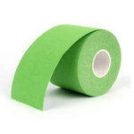 Sport si Outdoor - Accesorii si echipamente sportive - Produse pentru recuperare sportiva - Banda Elastica Kinesiologica MOOD (BE AUTHENTIC), Bumbac si Spandex (Fara Latex), Suport Muscular, 5cmx5m - green light - Infinity.ro