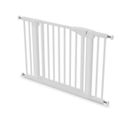 Casa si Gradina - Mobilier - Mobilier copii - Sisteme de siguranta - Poarta siguranta HappyKID Safeguard, dimensiuni ajustabile 75cm 84cm, Sistem dublu de blocare, Alb - Infinity.ro