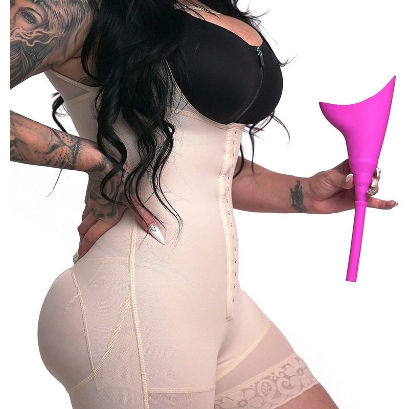 Ingrijire personala si Cosmetice - Sanatate si wellness - Aparate medicale - Dispozitive si accesorii medicale uz casnic - Dispozitiv pentru Urinat din Silicon cu Extensie Detasabila, Fuchsia - Fuchsia - Infinity.ro