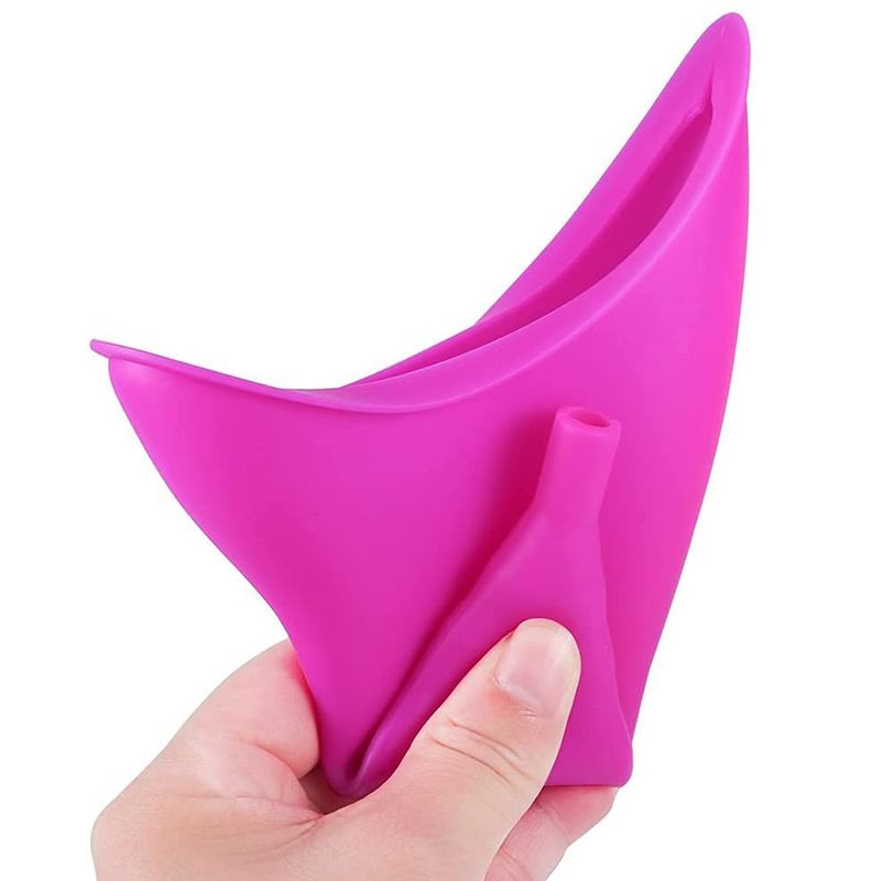 Ingrijire personala si Cosmetice - Sanatate si wellness - Aparate medicale - Dispozitive si accesorii medicale uz casnic - Dispozitiv pentru Urinat din Silicon cu Extensie Detasabila, Fuchsia - Fuchsia - Infinity.ro