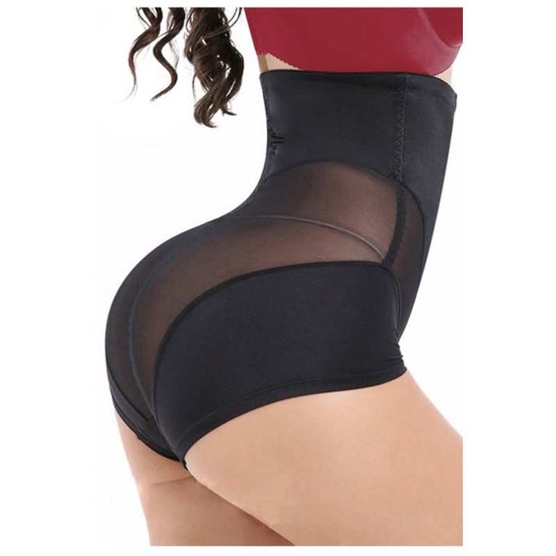Fashion, accesorii si bijuterii - Femei - Lenjerie si pijamale femei - Lenjerie intima femei - Chiloti modelatori Ruby, efect de subtiere - Negru - M-L, Negru - Infinity.ro