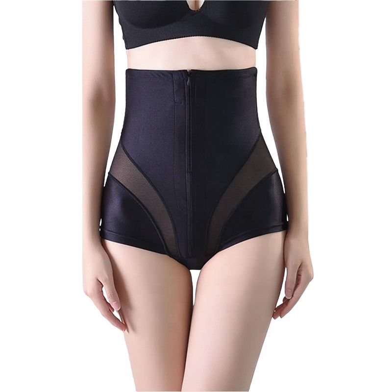 Fashion, accesorii si bijuterii - Femei - Lenjerie si pijamale femei - Lenjerie intima femei - Chiloti modelatori Ruby, efect de subtiere - Negru - M-L, Negru - Infinity.ro