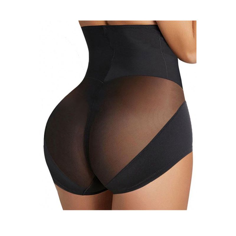 Fashion, accesorii si bijuterii - Femei - Lenjerie si pijamale femei - Lenjerie intima femei - Chiloti modelatori Ruby, efect de subtiere - Negru - M-L, Negru - Infinity.ro