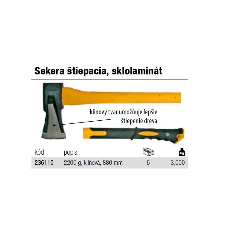 Casa si Gradina - Gradinarit si plante - Unelte gradinarit - Topoare - Topor cu pana Strend Pro GSA1002 2000 g, eXtra, lungime 880 mm - Infinity.ro