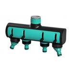 Casa si Gradina - Gradinarit si plante - Instalatii si accesorii pentru irigatii - Furtunuri de gradina si accesorii - Adaptor robinet 3/4, cu 4 iesiri furtun, comutator on/off - Infinity.ro