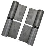 Casa si Gradina - Constructii - Feronerie si accesorii - Balamale - Set 2 bucati balamale sudabile cu talpa 80mm - Infinity.ro