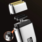 Ingrijire personala si Cosmetice - Aparate & accesorii ingrijire personala - Aparate de ras si tuns - Aparate de ras electrice - Aparat Ras Electric 4D BIRAI® AlphaX, 8500 RPM, 3 Viteze, USB, Waterproof, LCD, Lame Duble, Umed/Uscat - Infinity.ro