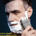 Ingrijire personala si Cosmetice - Aparate & accesorii ingrijire personala - Aparate de ras si tuns - Aparate de ras electrice - Aparat Ras Electric 4D BIRAI® AlphaX, 8500 RPM, 3 Viteze, USB, Waterproof, LCD, Lame Duble, Umed/Uscat - Infinity.ro
