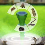 Casa si Gradina - Gradinarit si plante - Intretinere gradina - Articole daunatori gradina - Set 8 Aparate Anti-Cartite BIRAI BR09, Ultrasunete, Solar, IP65, 700㎡, Vibratii, Protectie Rozatoare, Ecologic - Infinity.ro