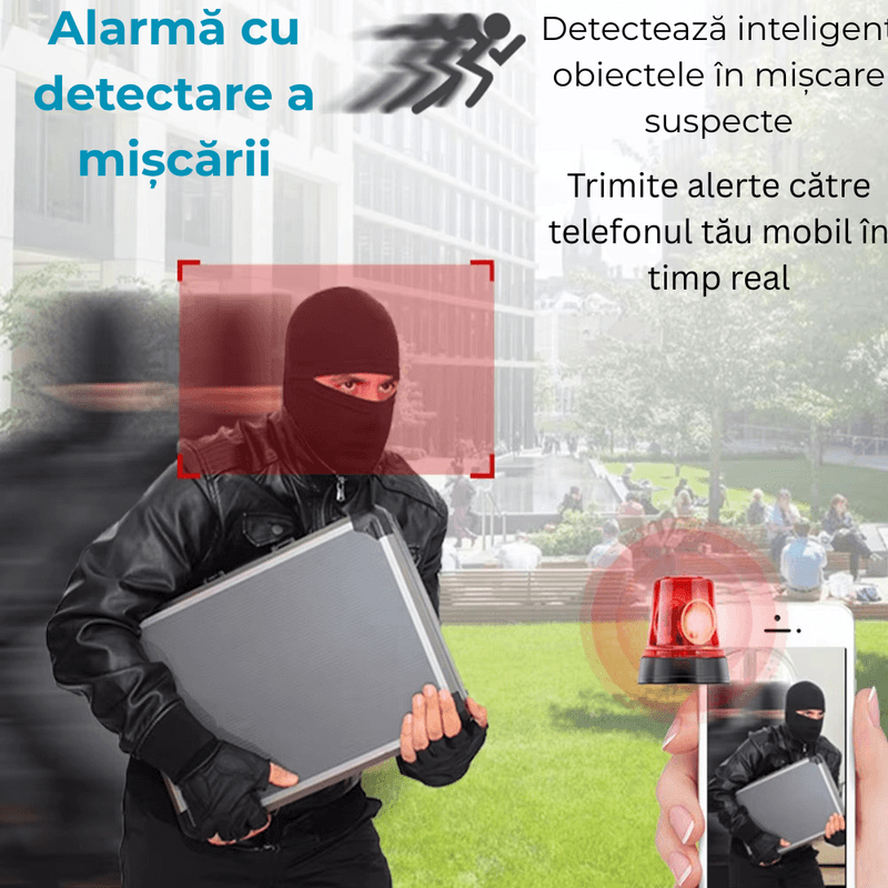 Casa si Gradina - Mobilier - Mobilier copii - Monitoare video copii - Baby Monitor Birai® NovaBaby, Camera HD 360°, IR, Audio Bidirectional, Senzor Miscare, Alarma, Wireless - Infinity.ro