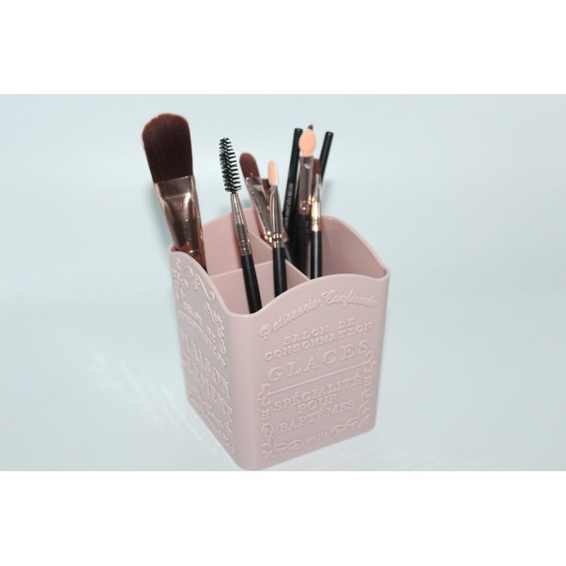 Ingrijire personala si Cosmetice - Machiaj - Aplicatoare si pensule machiaj - Suport pensule, organizator cosmetice, Makeup, Roz - Infinity.ro