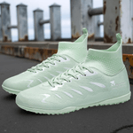 Sport si Outdoor - Echipament Sportiv - Incaltaminte sport - Ghete si bocanci - Ghete de fotbal MBrands, 8.8 cu glezna pentru teren sintetic, verde 39 - Infinity.ro
