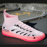 Sport si Outdoor - Echipament Sportiv - Incaltaminte sport - Ghete si bocanci - Ghete de fotbal MBrands, 8.8 cu glezna pentru teren sintetic, roz 44 - Infinity.ro