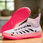 Sport si Outdoor - Echipament Sportiv - Incaltaminte sport - Ghete si bocanci - Ghete de fotbal MBrands, 8.8 cu glezna pentru teren sintetic, roz 44 - Infinity.ro