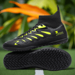 Sport si Outdoor - Echipament Sportiv - Incaltaminte sport - Ghete si bocanci - Ghete de fotbal MBrands, 8.8 cu glezna pentru teren sintetic, negru 39 - Infinity.ro