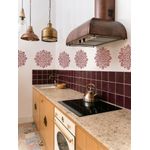 Casa si Gradina - Decoratiuni - DIY - Sabloane decorative pereti - Sablon 290x290x0.7mm, Mandala Flower, Refolosibil MX70002 - Infinity.ro