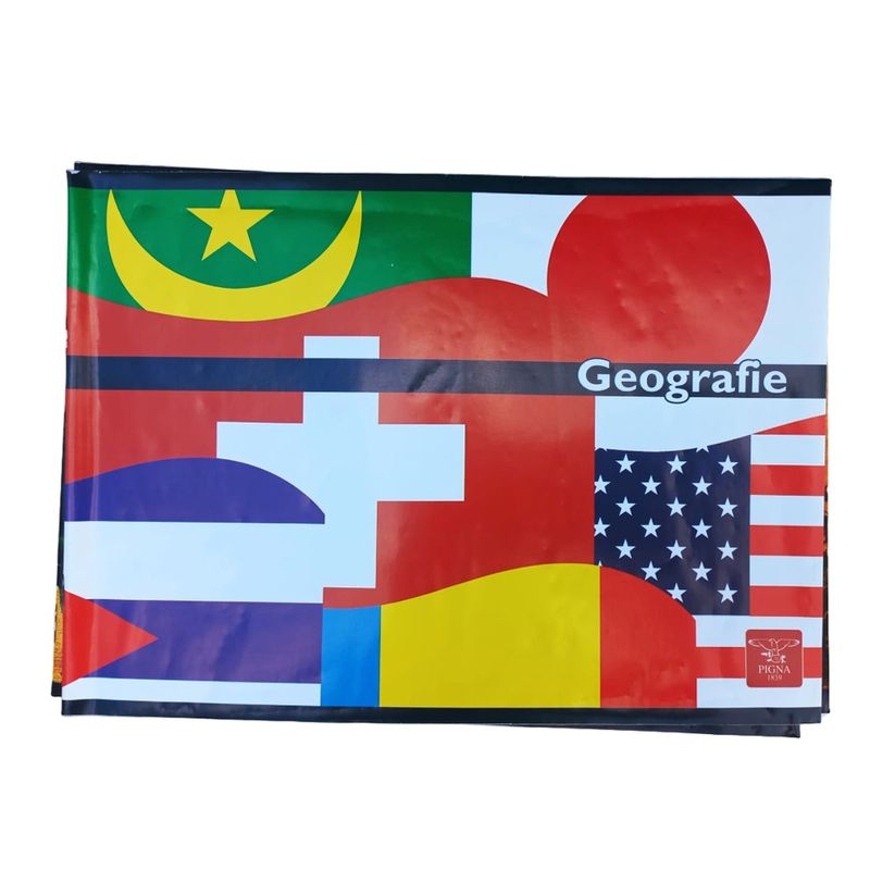 Carti si Birotica - Rechizite - Caiete - Caiete biologie si geografie - Set de 3 Caiete Geografie, Linomag®, Coperta lucioasa multicolora, 17x24 cm, 24 File, 60 g/m² - Infinity.ro