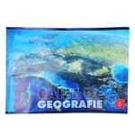 Carti si Birotica - Rechizite - Caiete - Caiete biologie si geografie - Set de 3 Caiete Geografie, Linomag®, Coperta lucioasa multicolora, 17x24 cm, 24 File, 60 g/m² - Infinity.ro