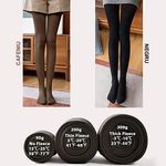 Fashion, accesorii si bijuterii - Femei - Lenjerie si pijamale femei - Sosete si ciorapi femei - Colanti termici tip ciorap, Imblaniti, Grosime 300g, One Size, Negru - Infinity.ro