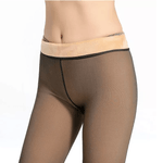 Fashion, accesorii si bijuterii - Femei - Lenjerie si pijamale femei - Sosete si ciorapi femei - Colanti termici tip ciorap, Imblaniti, Grosime 300g, One Size, Caffee - Infinity.ro