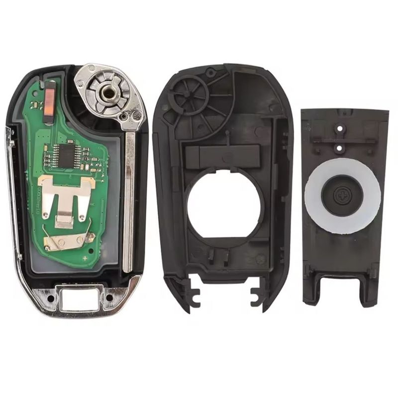 Auto si Moto - Electronice auto - Accesorii electronice auto - Cheie auto completa si programabila Techstar, compatibila cu Citroen Peugeot, 3 butoane, 433MHz, - Infinity.ro