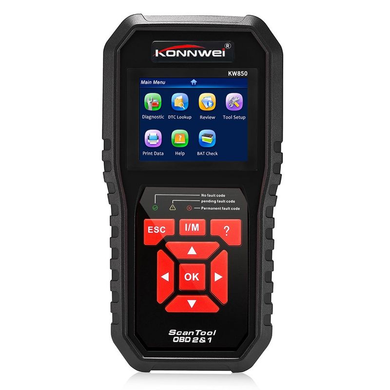 Auto si Moto - Reparatii si depanare - Sisteme de diagnoza - Tester diagnoza auto OBD2 Konnwei KW850, citire/stergere erori, test EVAP, senzor O2, baterie, - Infinity.ro