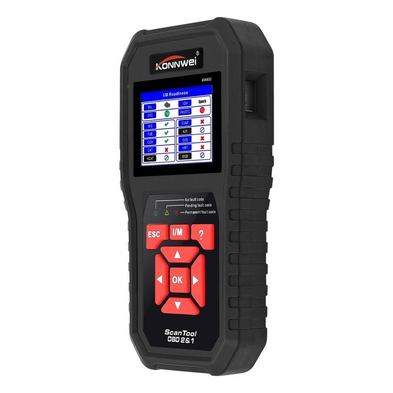 Auto si Moto - Reparatii si depanare - Sisteme de diagnoza - Tester diagnoza auto OBD2 Konnwei KW850, citire/stergere erori, test EVAP, senzor O2, baterie, - Infinity.ro