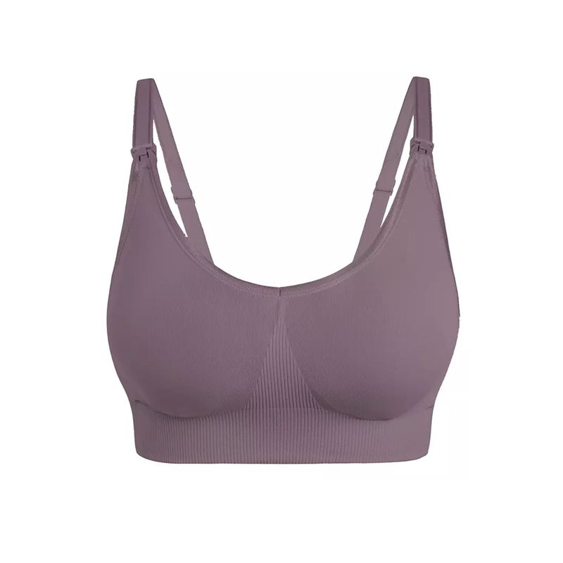 Fashion, accesorii si bijuterii - Femei - Imbracaminte femei - Haine pentru gravide - Sutien Alaptat fara Cusaturi si fara Intarituri - Violet - Violet, L-XL - Infinity.ro
