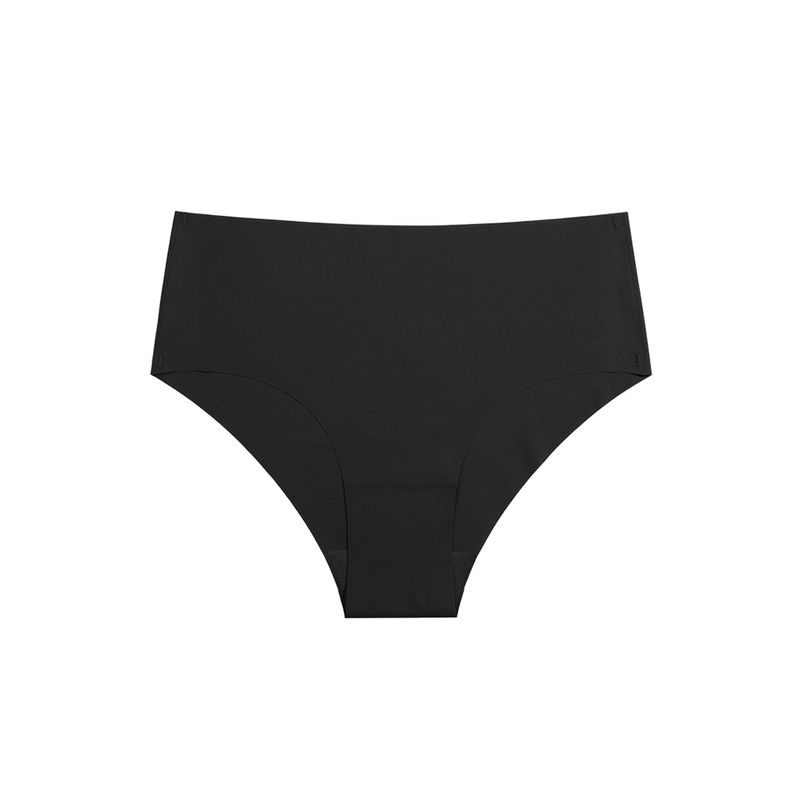 Fashion, accesorii si bijuterii - Femei - Lenjerie si pijamale femei - Lenjerie intima femei - Chiloti Dama Silvia, Talie inalta, Fara cusaturi, Negru - Negru, XL - Infinity.ro
