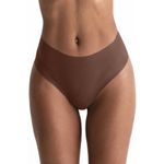 Fashion, accesorii si bijuterii - Femei - Lenjerie si pijamale femei - Lenjerie intima femei - Chiloti Dama Silvia, Talie inalta, Fara cusaturi, Maro - Maro, S - Infinity.ro