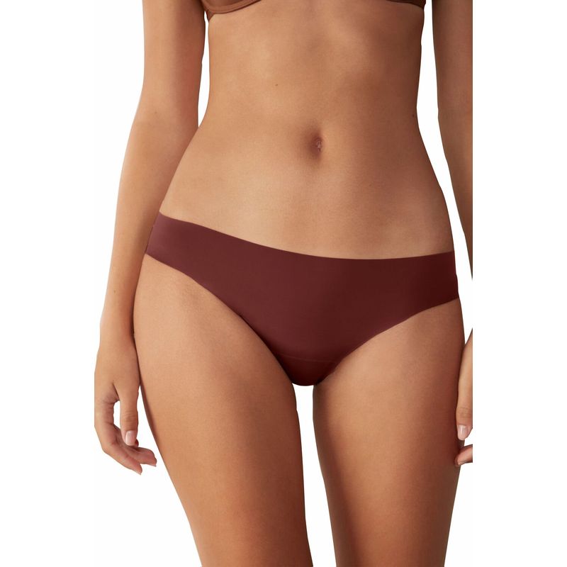Fashion, accesorii si bijuterii - Femei - Lenjerie si pijamale femei - Lenjerie intima femei - Chiloti Dama Emilia, Talie joasa, Fara cusaturi, Violet Pruna - Violet Pruna, S - Infinity.ro