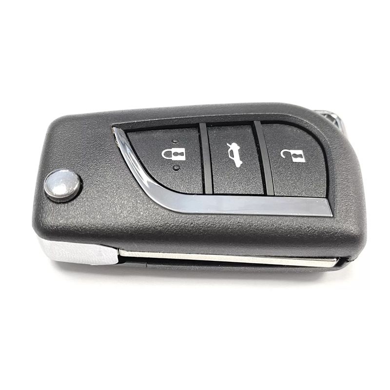 Auto si Moto - Electronice auto - Accesorii electronice auto - Carcasa cheie tip briceag Techstar 3 butoane compatibila Toyota Prius – cu lama VA2 - Infinity.ro