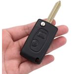 Auto si Moto - Electronice auto - Accesorii electronice auto - Carcasa Cheie Auto Transformatoare in Flip, cu 2 Butoane, Upgrade cu Lama SX9 pentru Citroen Saxo, - Infinity.ro