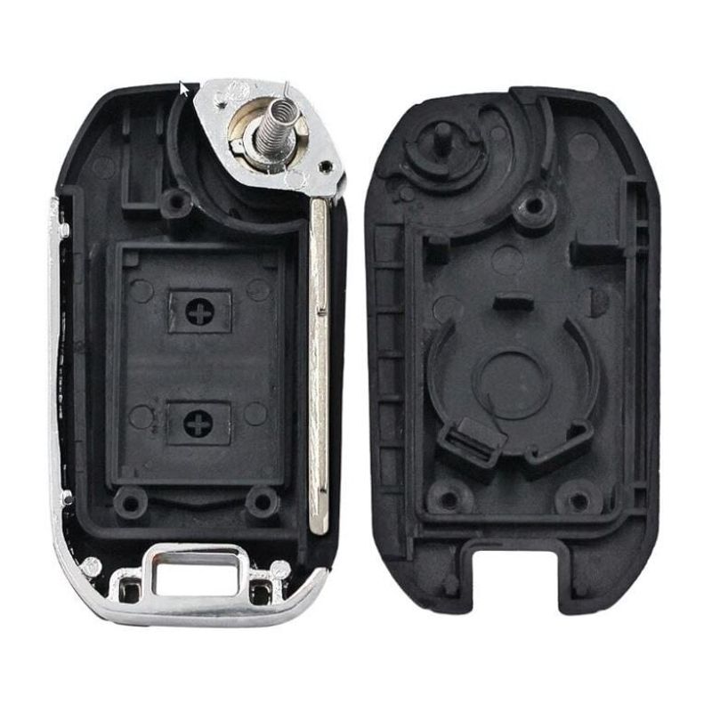 Auto si Moto - Electronice auto - Accesorii electronice auto - Carcasa cheie auto Techstar transformatoare, upgrade flip, 2 butoane, lama HU100, compatibila Opel - Infinity.ro