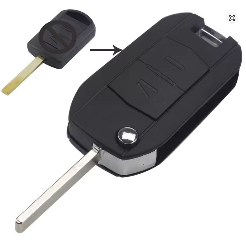 Auto si Moto - Electronice auto - Accesorii electronice auto - Carcasa cheie auto Techstar transformatoare, upgrade flip, 2 butoane, lama HU100, compatibila Opel - Infinity.ro