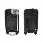 Auto si Moto - Electronice auto - Accesorii electronice auto - Carcasa cheie transformatoare Techstar, upgrade la cheie tip briceag (flip), 2 butoane, lama HU46, - Infinity.ro